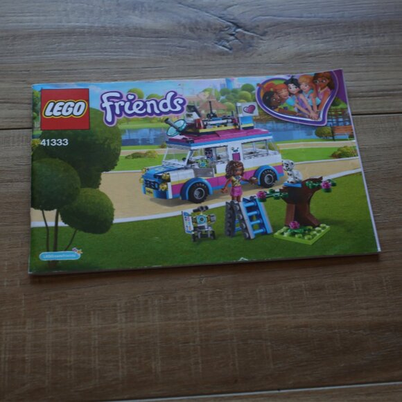 Lego Friends 41333 Olivia's Mission Vehicle Instruction Manual Only - Picture 2 of 4